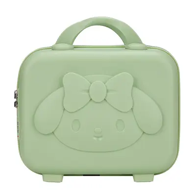 Long-eared rabbit figured bow suitcase, 14 inch luggage suitcase, travel bag, cosmetic bag, zippered bear figured cosmetic bag, 14 inch. - 10