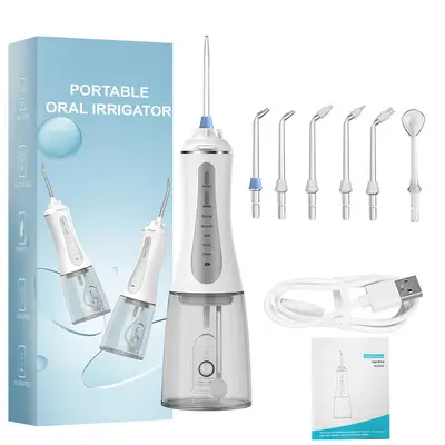 Portable Oral Irrigator, Home Electric Water Flosser for Tartar Removal - 9