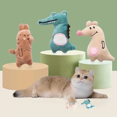 Plüsch-Cartoon-Katzenspielzeug, weich und waschbar - 2