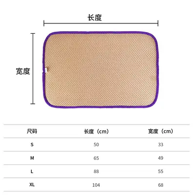 Pet Double-Layer Thickened 3D Dog Mat, Breathable Anti-Bedsore Dog Pad, Temperature-Regulating Cooling Massage Mat, Dog Bed Pad, Cat and Dog Crate Mat