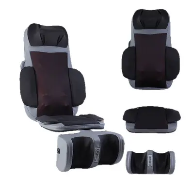 Heated Kneading Massage Cushion, Multifunctional Neck, Lumbar and Back Massager