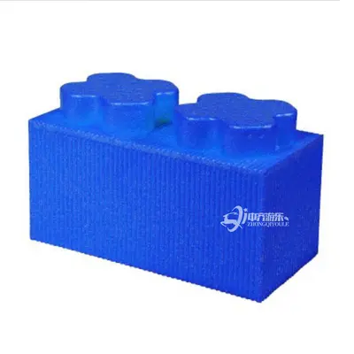 Children's Playground Large Foam Building Block Fence, Big Square Tiles, EPP Foam - 12