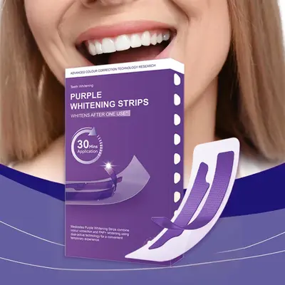 Teeth Whitening Strips, Stain and Yellowing Removal, Gentle Formula - 3