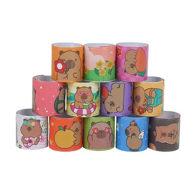 Kapibara Steckring-Armband aus PVC für Kinder, Partygeschenk