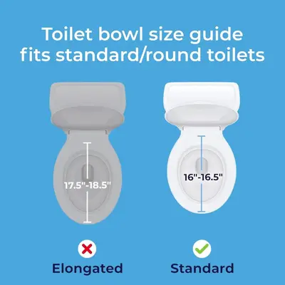 Erhöhter Toilettensitz mit abnehmbaren Armlehnen, Badezimmer-Sicherheitshilfe