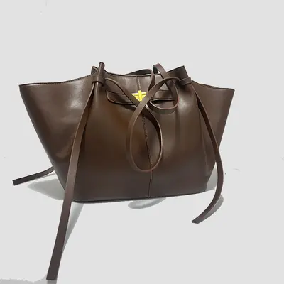 Large-Capacity Tote Bag, Bat-Shaped Wing Handbag