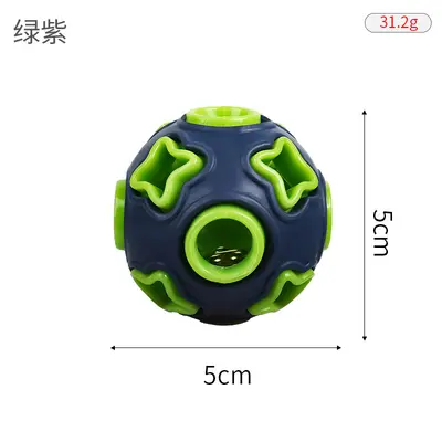 Light-Up Squeaky Dog Ball Toy, Bite-Resistant, Chew Training - 10