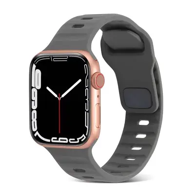 Silicone Strap with Diamond Buckle for Apple Watch Ultra 3 - 10