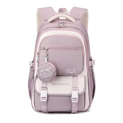 Large Capacity School Backpack for Middle School Girls, Casual Design - 7