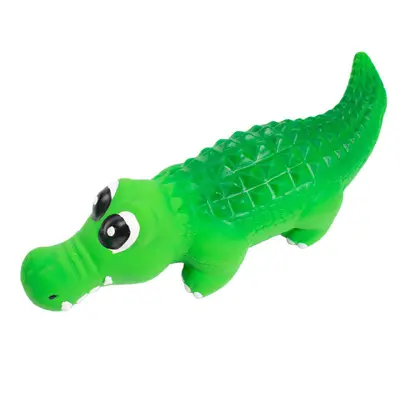 Latex Squeaky Crocodile Dog Toy, Realistic Design, Stress Relief - 6