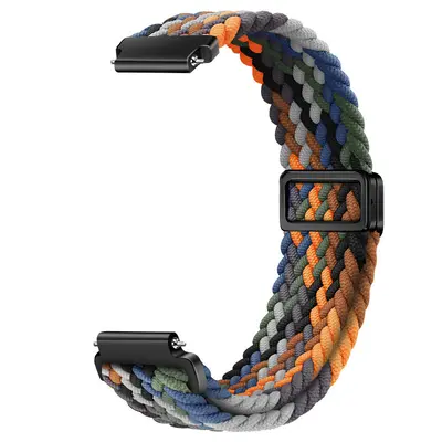 Nylon-Geflecht-Sportarmband mit Magnetverschluss für Huawei, Samsung, Garmin - 12