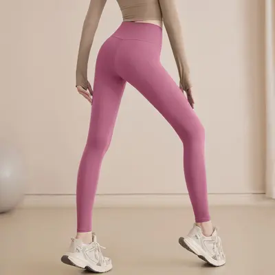 Women's High-Waist Butt-Lifting Leggings, Tummy Control, Seamless, Quick-Dry - 12