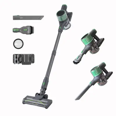 Ev Tipi Kablosuz El Süpürgesi ve Paspas 2-in-1, Güçlü Emiş, Uzun Pil Ömrü
