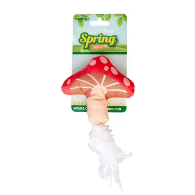 Catnip Cat Toy with Plush Teaser Wand for Kittens - 8