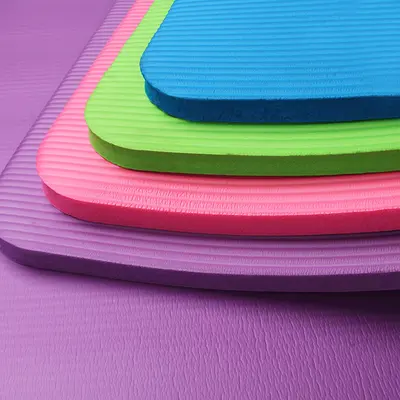 NBR Yoga Mat, Thickened and Extra Long Non-Slip Fitness Mat for Beginners - 3