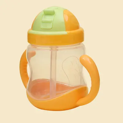 Bebek Pipetli Eğitim Bardağı, Çift Kulplu, 280 ml - 8