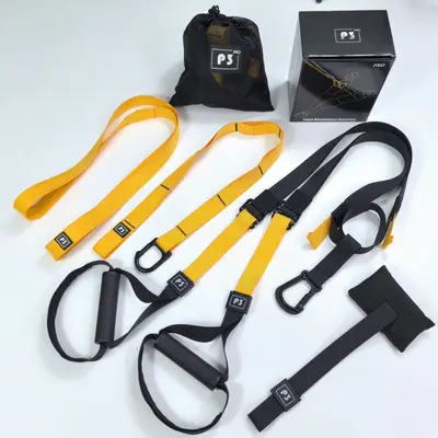 p3trx Suspension Training Strap for Home Yoga and Resistance Workouts - 12