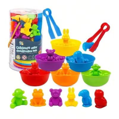 Lernspielzeug für Kinder, Farbzählung und Sortiersets - 10