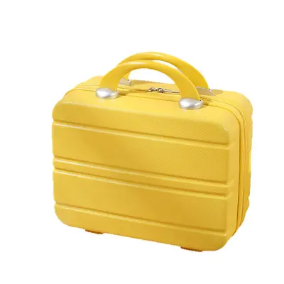 New Korean Style Macarons 14 Inch Handbag Cosmetic Bag Printed LOGO Mini Lightweight Cosmetic Bag Small Luggage