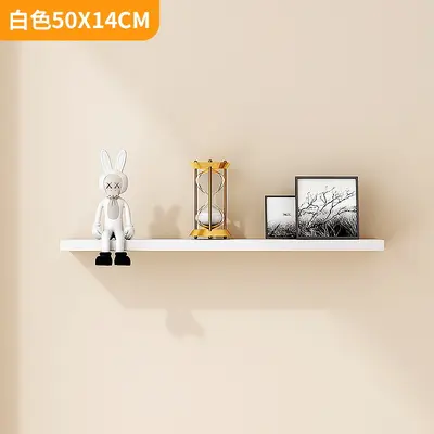 Wall-Mounted Single Board Multi-Layer Wall Shelf for Living Room - 8