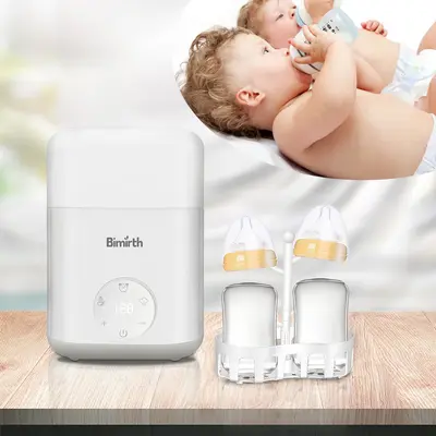 Bimirth Double-Bottle Milk Warmer and Sterilizer with Timer, 110V - 5