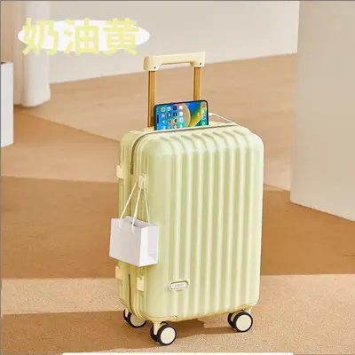 Women's Student Trolley Suitcase with Combination Lock, Durable Travel Case - 7