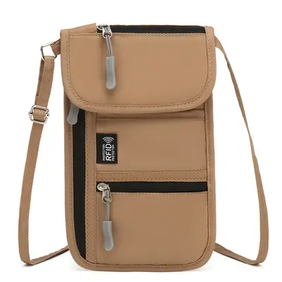 RFID-Blocking Document Bag with Passport Holder and Card Organizer - 8