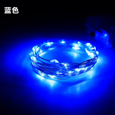 USB bakır tel LED peri ışığı, pil kutulu Noel dekorasyon ışığı - 11