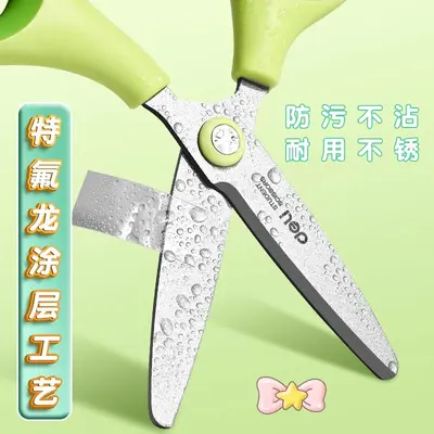 Deli 6074 Craft Scissors, Small Children's and Student Scissors, Round Tip - 4