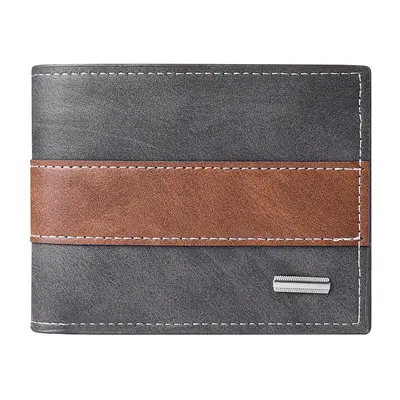 Retro Men's Short Wallet with Coin Pocket, Large Capacity - 5