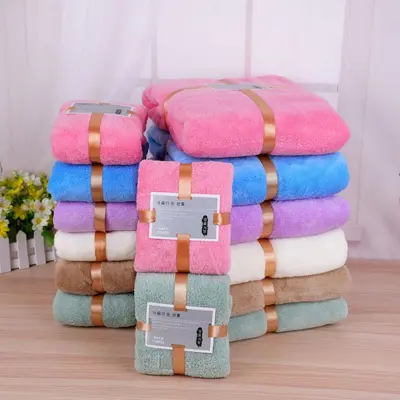 Korallenvlies-Handtuch-Set dreiteilig Geschenkbox - 5