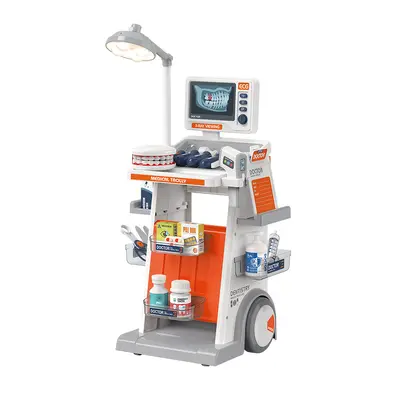 Doctor Roleplay Toy Set with Medical Trolley, Ages 3-6