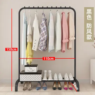 Freestanding Clothes Rack for Bedroom, Simple Coat Rack - 11