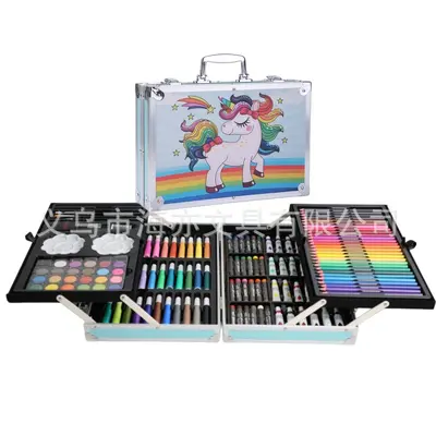 145 piece painting set aluminum case watercolor - 3