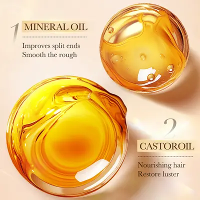 SADOER Black Castor Oil Hair Oil, Moisturizing and Nourishing