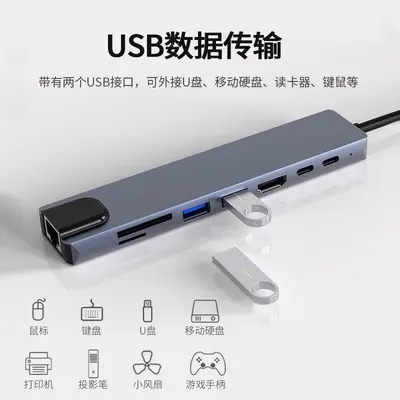 USB-C Multi-Function Docking Station mit HDMI 4K Display Port HUB Adapter Multi-Port Erweiterungsdocke