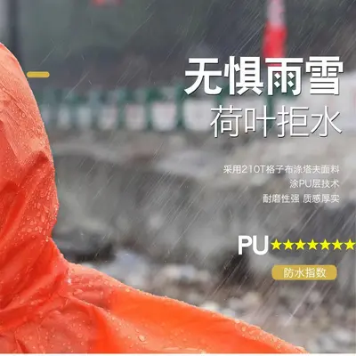 Raincoat with sleeves, lightweight, unisex