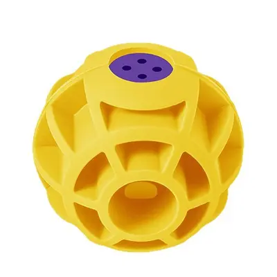 Silicone Squeaky Dog Chew Ball, Durable with Teeth Cleaning - 6