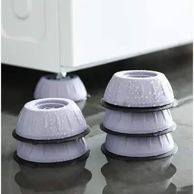 Non-Slip Waterproof Washing Machine Foot Pads, Shock Absorbing