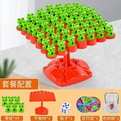 Frog Balance Tree Stacking Game for Kids, Desktop Toy for Boys and Girls - 7