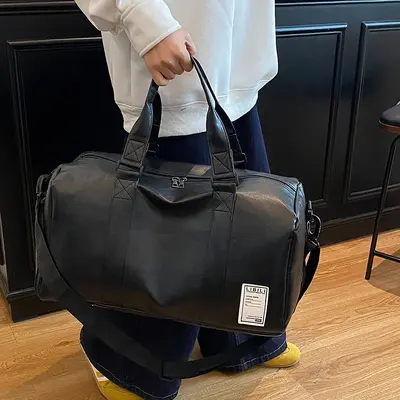 时尚旅行包男女大容量单肩包出差手提包休闲百搭行李袋运动健身包