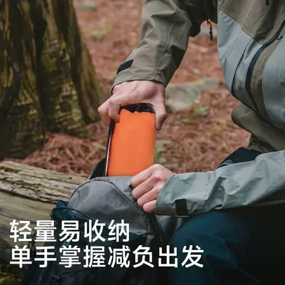 户外探险斗篷雨衣登山徒步成人防暴雨带袖雨披多功能便携超轻量化