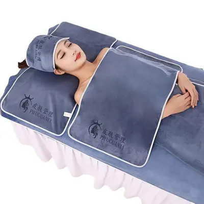 Bath towel set 3-piece, 300g cotton, non-shedding - 6