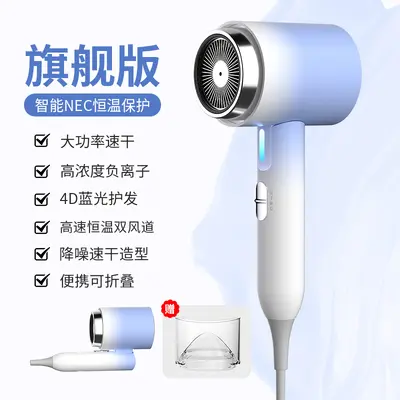 High-Power Hair Dryer with Constant Temperature and Hot/Cold Air for Hotels and Salons - 7
