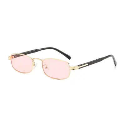 Metal Narrow-Frame Women's Sunglasses, UV400 Protection - 9