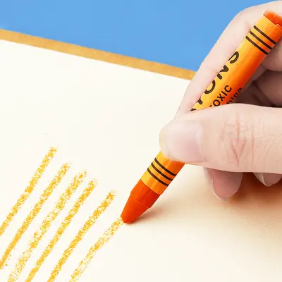 Çocuk boyama mum boya seti 6 renk 8 renk 12 renk 24 renk yaratıcı DIY grafiti yağlı pastel boyama boya kalemi