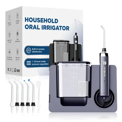 Countertop Water Flosser with Heating, Large Tank and UVC Sterilization - 8