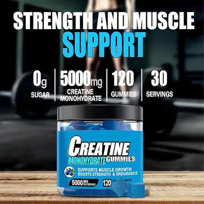 Creatine gummies soft candy, fitness supplement - 2