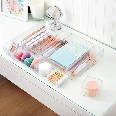 Multi-functional storage box, stationery, cosmetics, desktop organizer, drawer