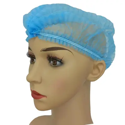 Disposable Non-Woven Strip Hair Cap for Food Factories and Workshops